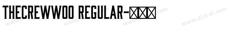 TheCrewW00 Regular字体转换